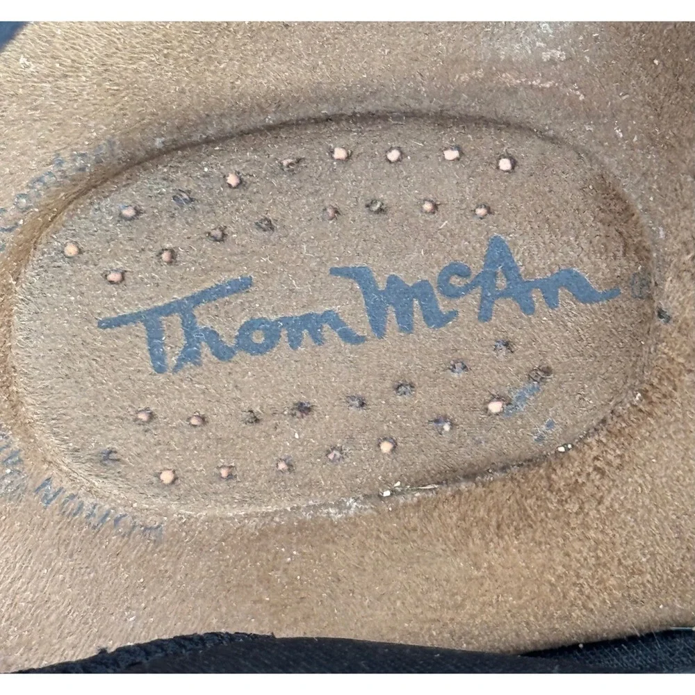 Thom McAn Mens Brown Leather Fisherman Sandals 12 Hook Loop  display picture 1